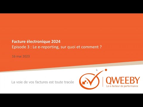 Replay : Le e-reporting en pratique pour les émetteurs de factures